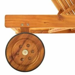 VidaXL Chaise longue Bois d'acacia solide 13 VidaXL Chaise longue Bois d'acacia solide -Bains de soleil Soldes image 6 311871