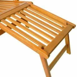 VidaXL Chaise longue d'extérieur avec repose-pieds 2 pcs Acacia solide 13 VidaXL Chaise longue d'extérieur avec repose-pieds 2 pcs Acacia solide -Bains de soleil Soldes image 6 3120438