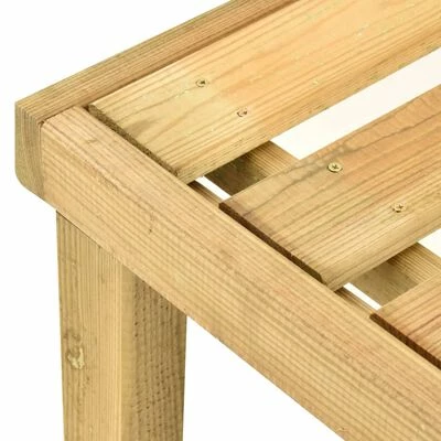 VidaXL Chaise longue de jardin Bois de pin imprégné 8 VidaXL Chaise longue de jardin Bois de pin imprégné – Image 6