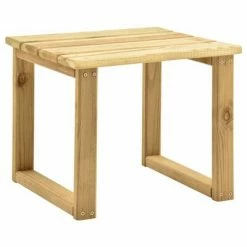 VidaXL Chaise longue de jardin avec table Bois de pin imprégné 13 VidaXL Chaise longue de jardin avec table Bois de pin imprégné -Bains de soleil Soldes image 6 315397