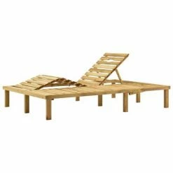 VidaXL Chaise longue double Bois de pin imprégné de vert 13 VidaXL Chaise longue double Bois de pin imprégné de vert -Bains de soleil Soldes image 6 315399