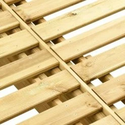 VidaXL Chaise longue double Bois de pin imprégné de vert -Bains de soleil Soldes image 6 315405