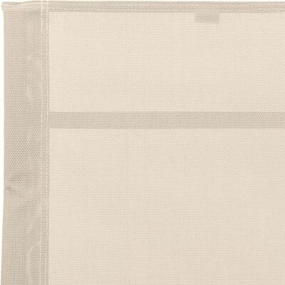 VidaXL Chaise longue Acier et textilène Crème 8 VidaXL Chaise longue Acier et textilène Crème – Image 6