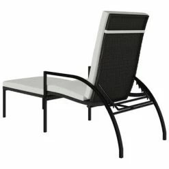 VidaXL Chaise longue avec repose-pied Résine tressée Marron 13 VidaXL Chaise longue avec repose-pied Résine tressée Marron -Bains de soleil Soldes image 6 317628