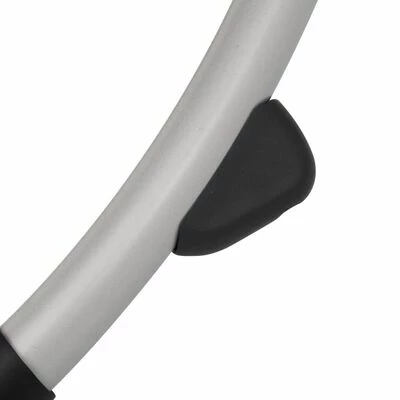 VidaXL Chaise longue géométrique d'extérieur Acier Noir et gris 8 VidaXL Chaise longue géométrique d'extérieur Acier Noir et gris – Image 6