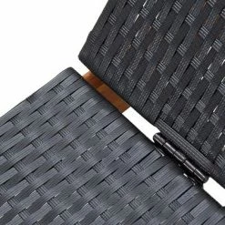 VidaXL Chaise longue Résine tressée et bois d'acacia massif 13 VidaXL Chaise longue Résine tressée et bois d'acacia massif -Bains de soleil Soldes image 6 46031