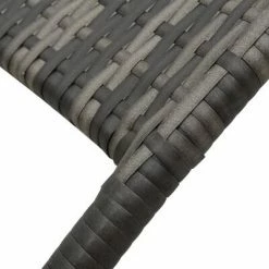 VidaXL Chaise longue pliable Résine tressée Gris 13 VidaXL Chaise longue pliable Résine tressée Gris -Bains de soleil Soldes image 6 48128